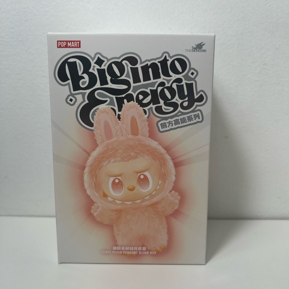 Pop Mart The Monsters Big Into Energy Hope Labubu Plush Pendant Keychain - Picture 3 of 9